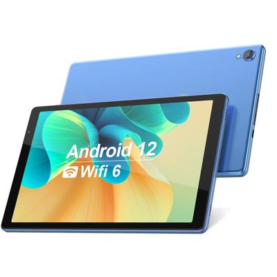 Android 12 4 ГБ 32 ГБ IPS HD Сенсорный экран и Двойной 1 ТБ 6000 мАч Долгое время работы батареи Планшет, 10-дюймовый, ОЗУ, ПЗУ, Четырехъядерный планшет, Динамики, 2.4G Wi-Fi,
