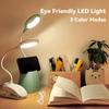 LED Desk Table Lamp USB Stepless Dimming Rechargeable Foldable Student Reading Light Phone Holder Lamp USB Night Lamp