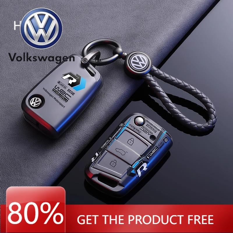 Для VOLKSWAGEN VW Автомобильный складной чехол-брелок для ключа Защитная оболочка Для Volkswagen VW Polo Golf 7 MK7 Tiguan Passat Jetta E-golf Брелок
