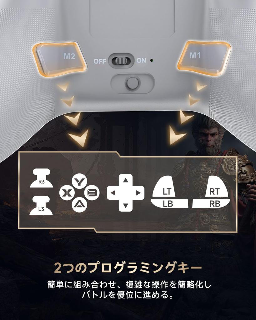 Беспроводной контроллер для ПК EasySMX, RGB-подсветка, геймпад, беспроводной контроллер для Switch Joy-Cons, Windows PC, Switch, iOS, Android и Steam Deck