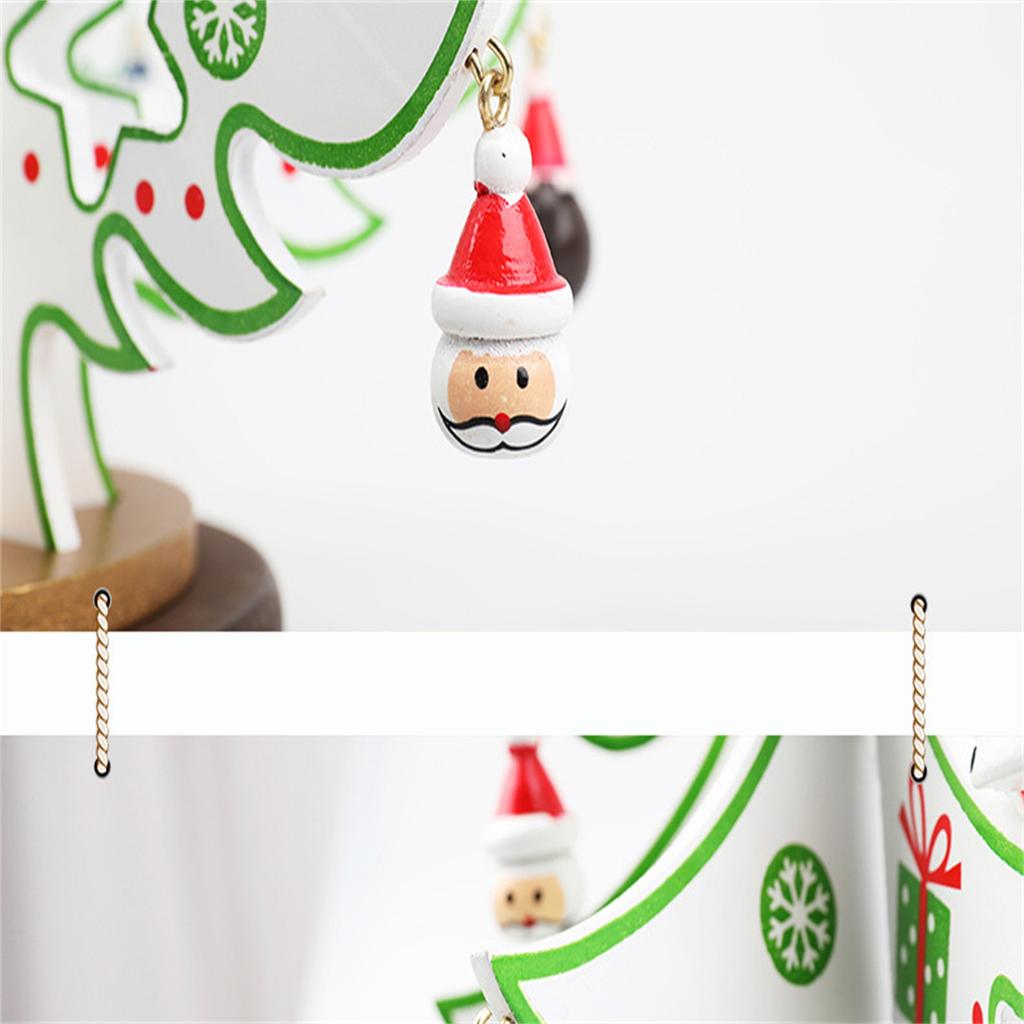 Рождественское деревянное 3D украшение в виде елки, праздничный декор, настольное украшение, аксессуар, сувенир для рождественской вечеринки в помещении