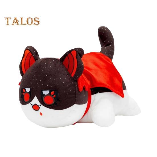 Очаровательная плюшевая игрушка-кукла в виде кошки, супер мягкая, износостойкая, не выцветающая, моющаяся, мультяшная плюшевая игрушка-кошка