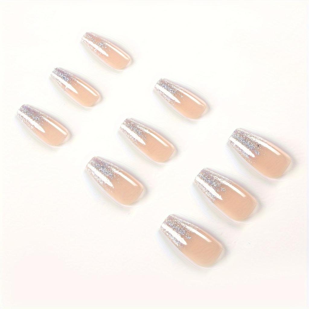 1 коробка накладных ногтей с клеем для ногтей искусственные квадратные головки накладные акриловые типсы бесшовные ногти съемные накладные ногти