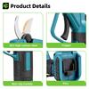 Newbeny 2 Gears 30mm Electric Pruner Shear Fruit Tree Bonsai Cordless Pruning Scissors Power Tools For Makita 18V Battery Pin