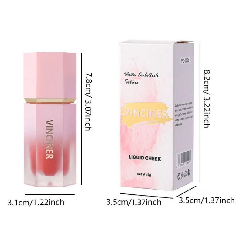 Long-lasting Matte Smooth Liquid Blush 8 Colors with Natural Color Enhancement