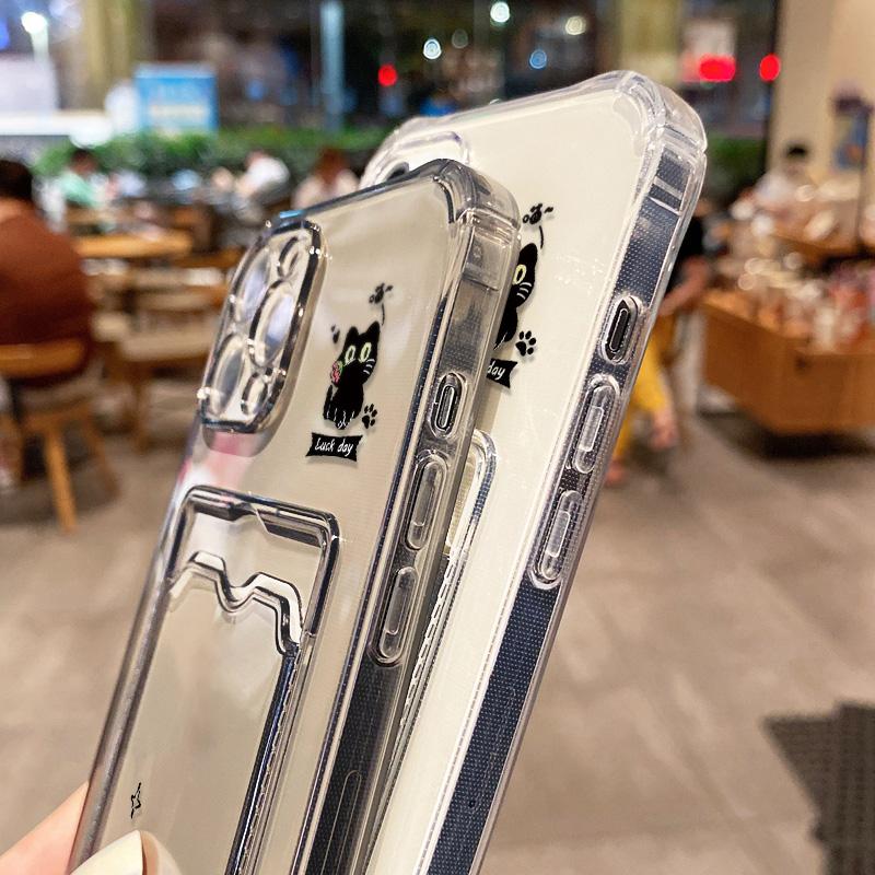 Чехол-кошелек с держателем для карт для iPhone 13 15 17 16 11 12 14 Pro Max 16E 17 Air XR XS 7 8 Plus SE Мягкий кармашек для фото