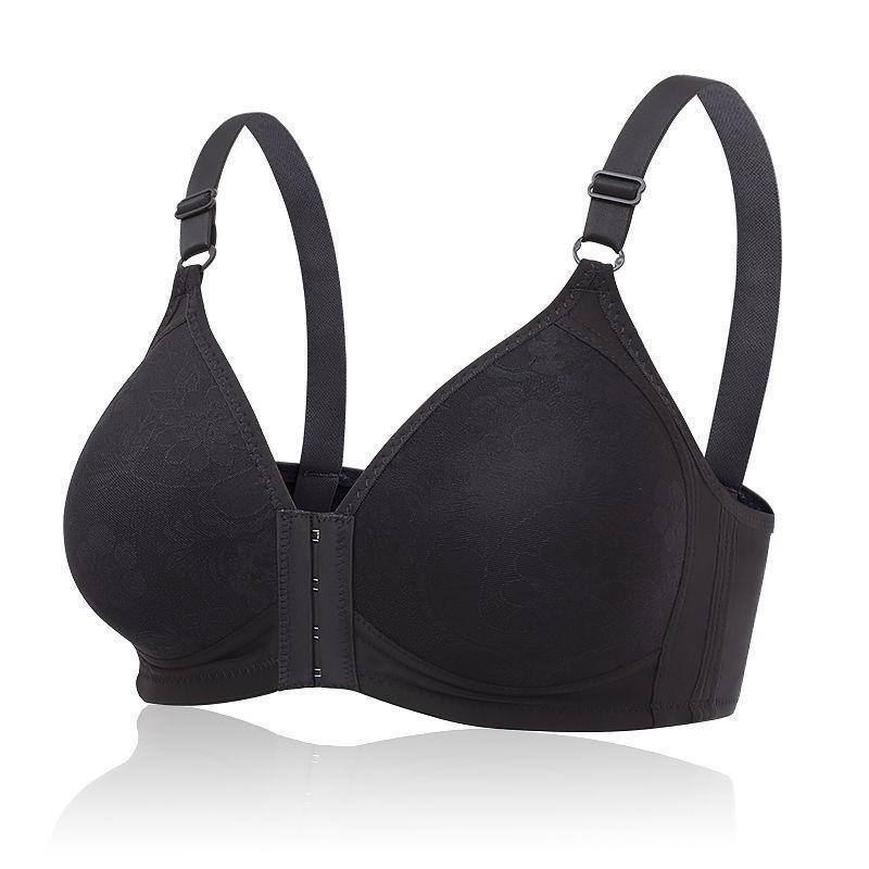 Women Active Bra Front Closure Wirefree Soft Bralette Thin Brassiere
