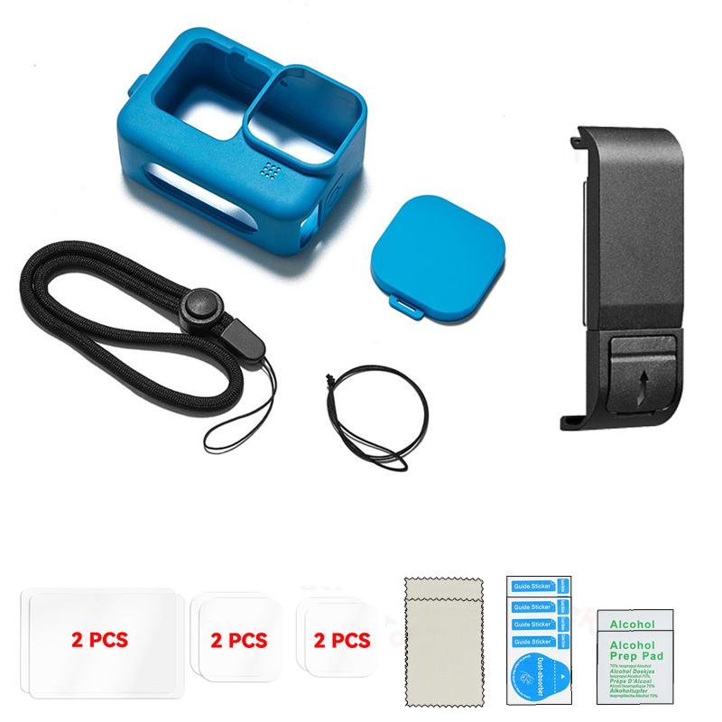 Replacement Side Door for GoPro Hero 12/11/10/9 Black Dustproof Pass Through Battery Cover Port Repair Part Camera Accessories