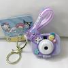 Sanrio Светодиодный мини-брелок с камерой, игрушка, 4 вида, булочка с корицей, 1 шт., популярный персонаж в Корее