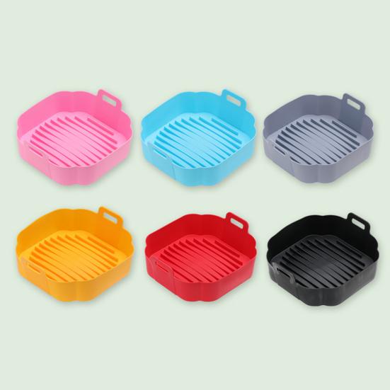 Practical Easy To Clean Multipurpose Grease-proof Microwave Safe Air Fryers Pot Kitchen Accessories Air Fryers Pot