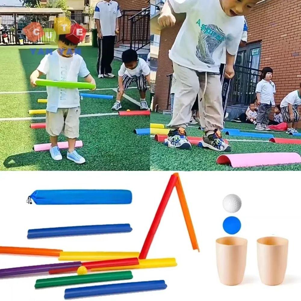 Group Games Team Building Activities Cooperative Play U-shaped Groove Ball Game Team Collaboration