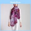 Polyester Digital Printed Scarves With Dye Printing Design For Summer Womens Fashion Accessory