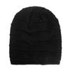 Autumn and Winter New Green Leaf Long Pullover Hat Knitted Wool Hat