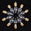 10Pcs Fashion Women Pendants Necklaces Tear Drop Glass Bottles with Cork Top DIY Pendants Wishing Bottles Jars