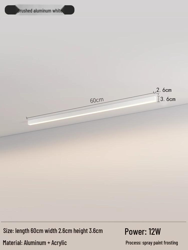 Скандинавская минималистичная светодиодная лента для гостиной, прихожей, спальни и балкона