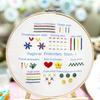 Набор для практики вышивки своими руками, стартовый набор для вышивки ручной работы для начинающих, техники ручной вышивки