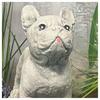 Concrete bulldog - a beautiful standing dog statue for your garden!