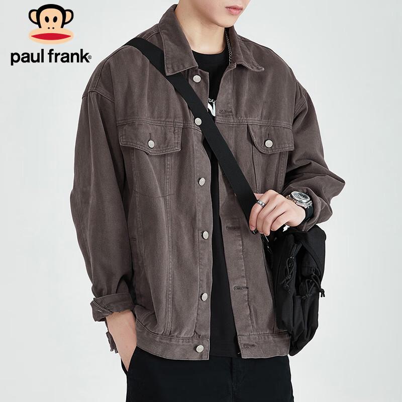 Paul Frank Men's Korean Fashion Casual Denim Jacket