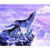 5D DIY Diamond Painting Wolf Family Embroidery Cross Stitch Rhinestone Mosaic Home Decor