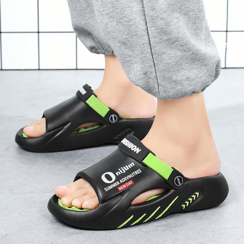 Summer Men's Massage Slippers Outdoor Sandals Beach Comfortable Soft Slides Indoor Casual Shoes Men Sandals