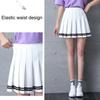 Юбки, женские вечерние полосатые юбки трапециевидной формы для девочек, школьная форма, юбки больших размеров, модная плиссированная юбка Y2k, повседневная тонкая мини-юбка
