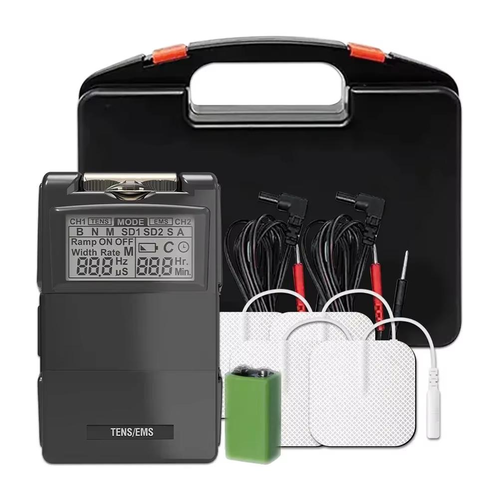 EMS Tens Unit Электрический стимулятор мышц Аппарат для меридианной физиотерапии Импульсный массажер для живота, простаты и тела Массаж