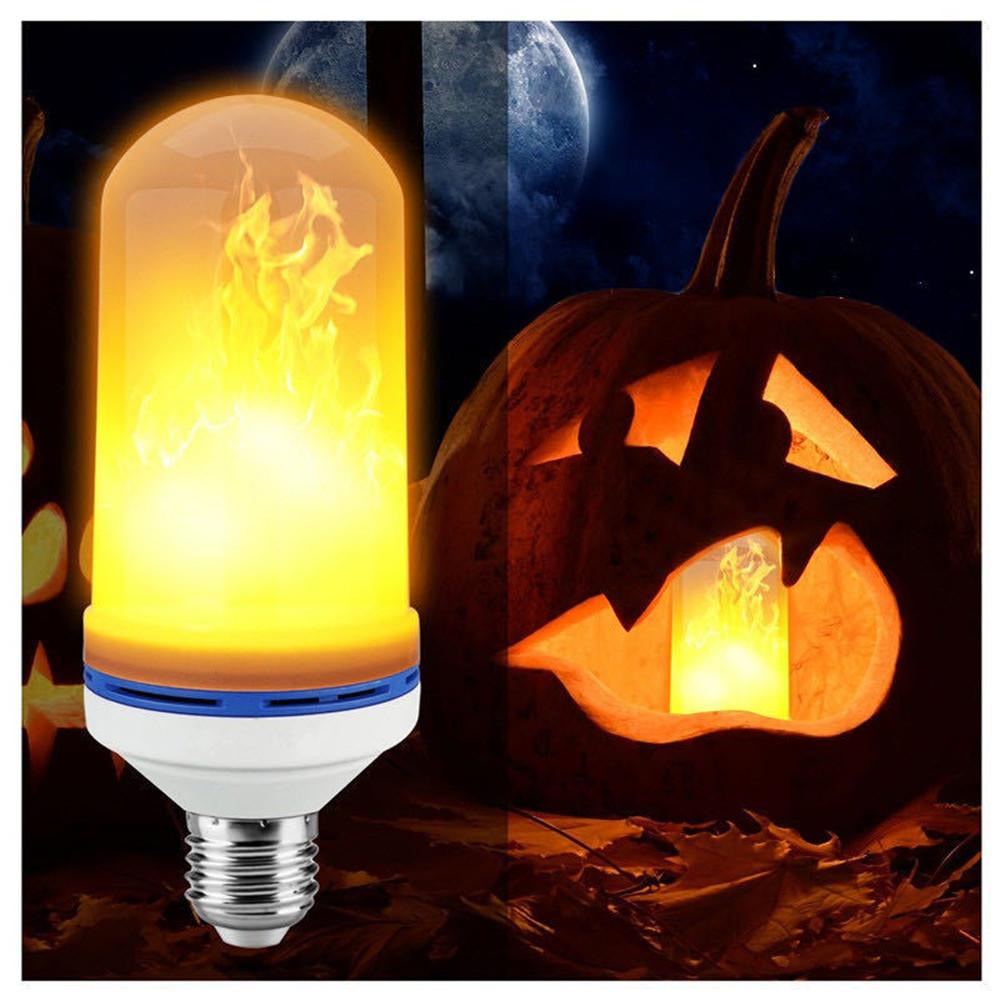 2 шт. светодиодная имитация реалистичного пламени лампа рождественская бар KTV атмосферная лампа