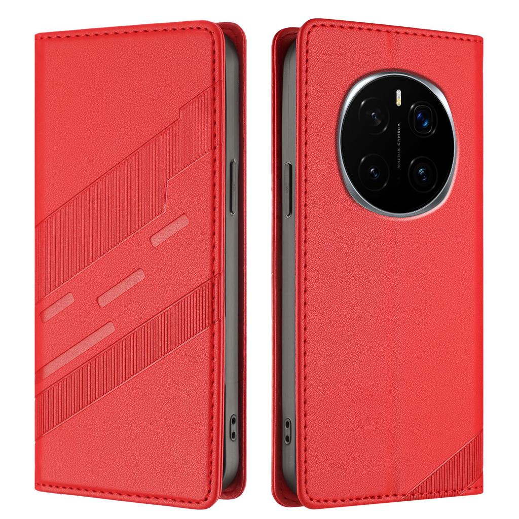 For Honor Magic7 5G Phone Cases Punk Style Imprinted Wallet Stand Leather Cover