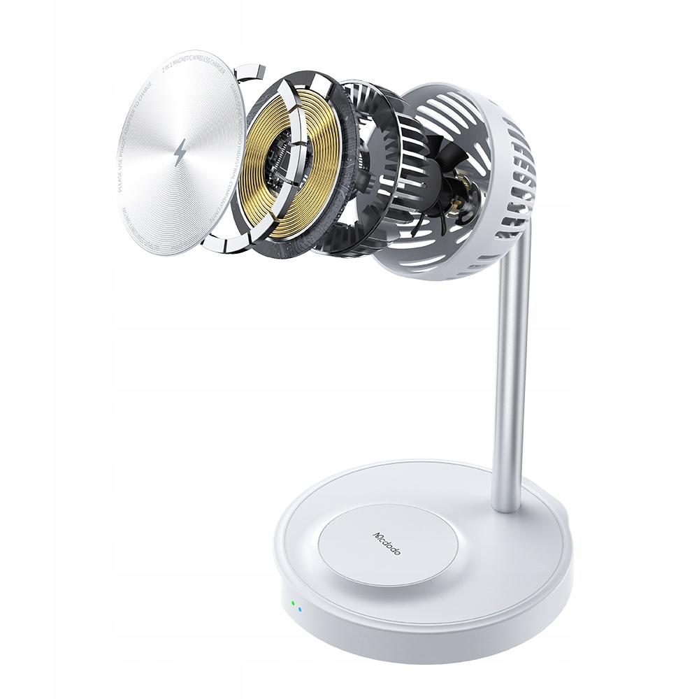 Docking Station, 2-In-1, Magnetic, For Iphone, Airpods, White Mcdodo