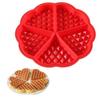 Waffle Mold - Bakery - Prunelle - Silicone - 17cm - Dishwasher and Freezer Safe