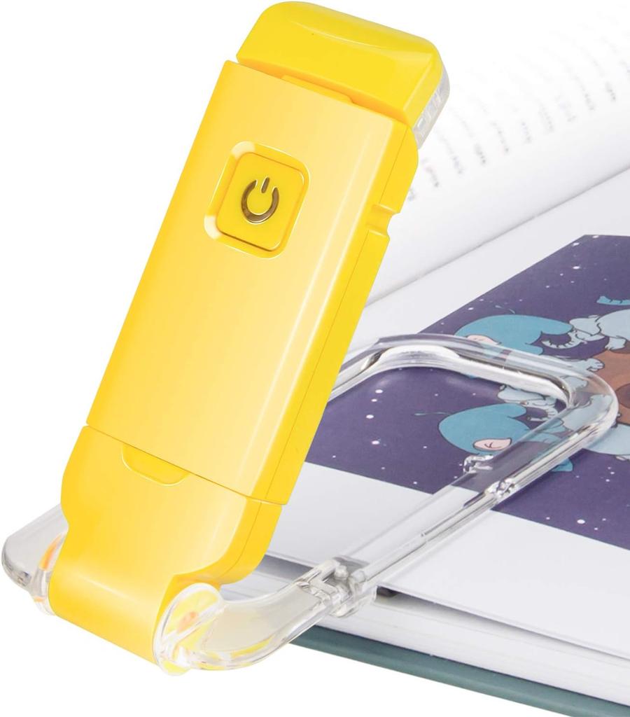 Мини Лампа для Чтения Клипса Светодиодная Маленький Ночник USB Зарядка Регулируемая Яркость Защита Глаз Портативная
