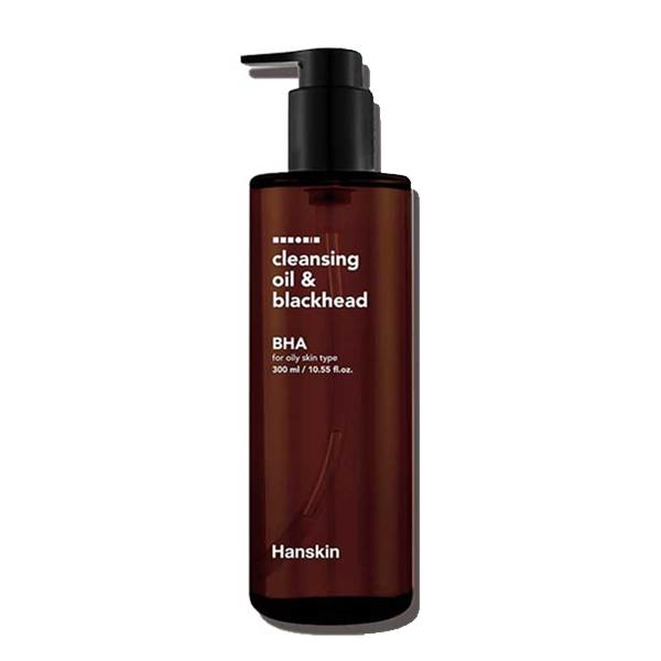 Hanskin Cleansing Oil & Blackhead AHA, BHA, PHA, 300мл, корейская очищающая косметика, популярный продукт