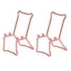 2Pcs Cute Desktop Chair Phone Stand Creative Mini Stool Phone Bracket  for Table Display