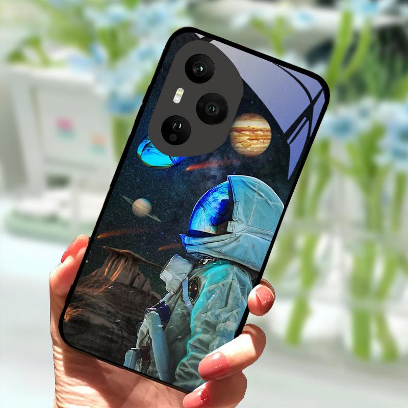Чехол для Honor 400 Pro 5G Роскошный Закаленное Стекло Противоударный Чехол Для Honor400 Pro 400Pro Задняя Панель Телефона Ударопрочный Fundas Capa