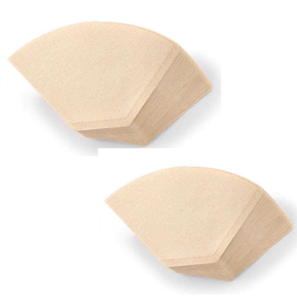 Muji Coffee Filters 60 sheets x 2 pack Total 120 Cone shape Includes flushable tissue (2)