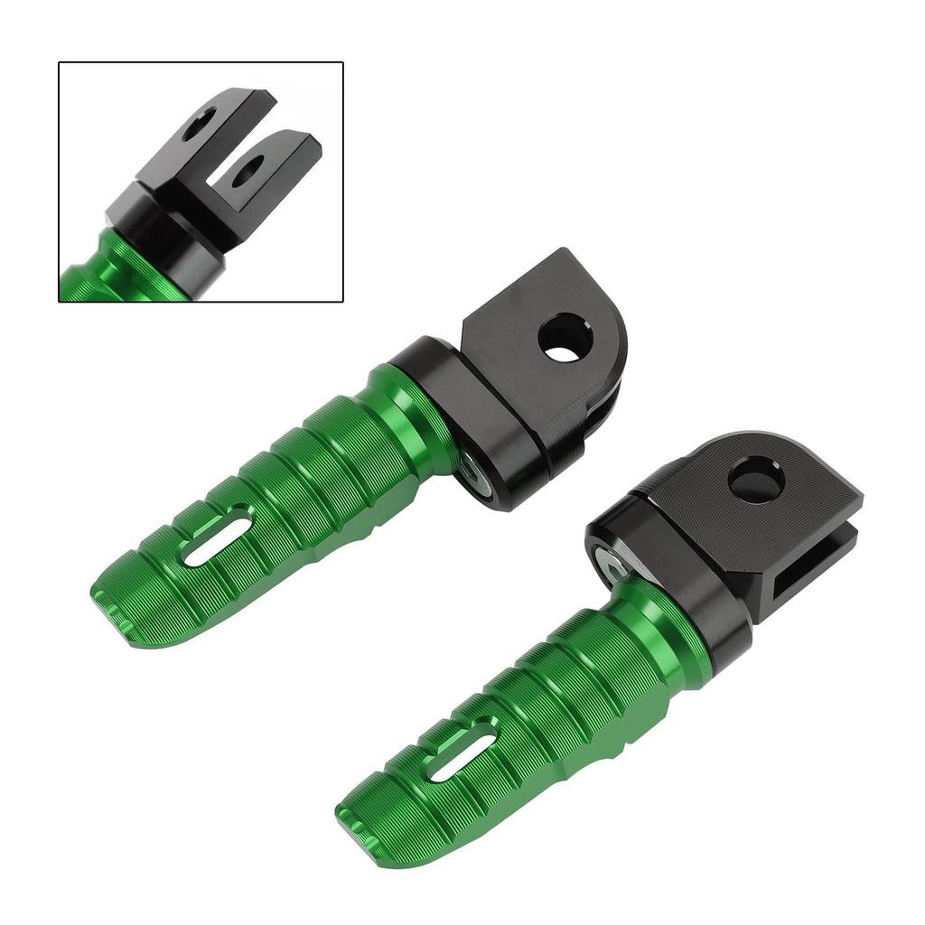 Front Footrests Foot Pegs fit for KAWASAKI ZX-4R ZX-4RR 24-25 NINJA 400 18-24