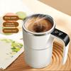Automatic Stirring Coffee Mug with Lid Electric Self-Mixing Cup 380ml Portable Protein Powder Shaker for Office Car Home Gym