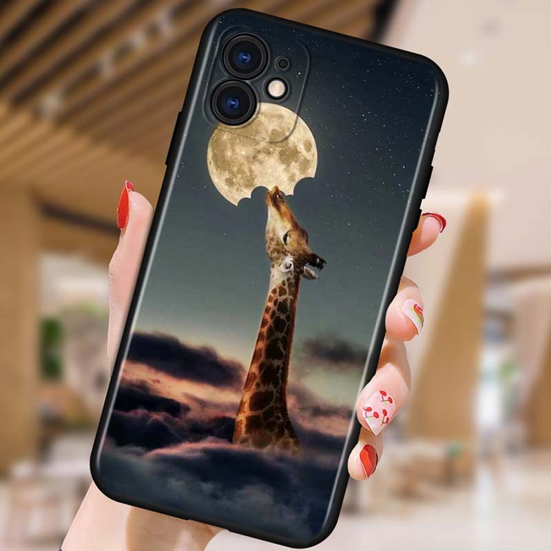 Чехол для телефона с изображением жирафа для iPhone Samsung Galaxy Redmi Xiaomi Oppo OnePlus Note SA 7 8 9 10 11 12 13 14 20 21 22 23 53 54 Pro Max Plus Ultra TPU Soft