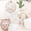 6 шт. 8 см Рождественский шар Подарочная коробка ПЭТ Подвеска на рождественскую елку Домашний рождественский декор