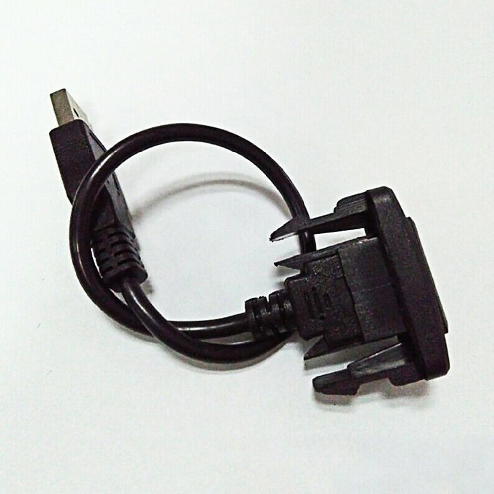 Удлинительный кабель USB-адаптер Черный Автомобильная центральная консоль
