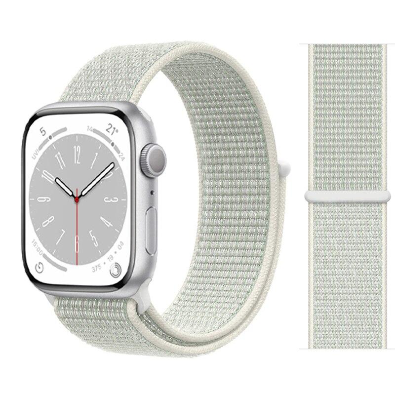 Нейлоновый ремешок-петля для Apple Watch Band 49 мм, 44 мм, 45 мм, 41 мм, 40 мм, 42 мм, 38 мм, браслет Correa iwatch series 3, 4, 5, 6 Se 7, 8, ультра, 49 мм, ремешок
