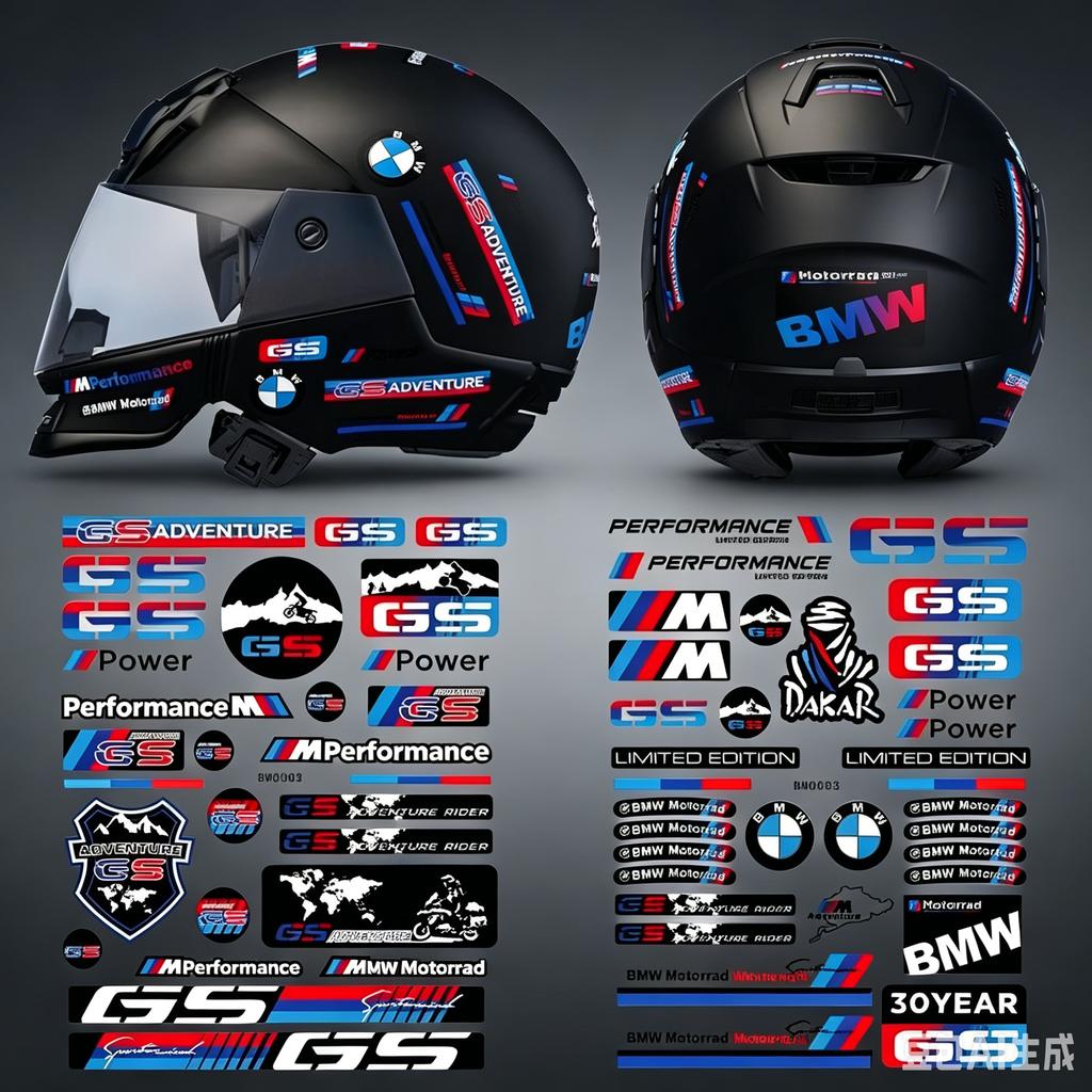 Для BMW M S1000RR NineT-Nine T F900R S GS-GS 853CC R 1300 GS G 310 Мотоцикла Наклейки Обтекатель Топливный бак Шлем Коробка Виниловая наклейка ir2 kyzm5