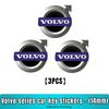 Car Key Badge Replacement Stickers Decoration Emblem For Volvo XC90 V90 V60 XC60 V40 S80 S60 S90 C40 XC40 V70 XC70 C30 C70 FE3