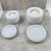Small Flower Pot Silicone Mold Diy Succulents Concrete Flower Pot Vase Plaster Cement Clay Mold Plant Holder Mold