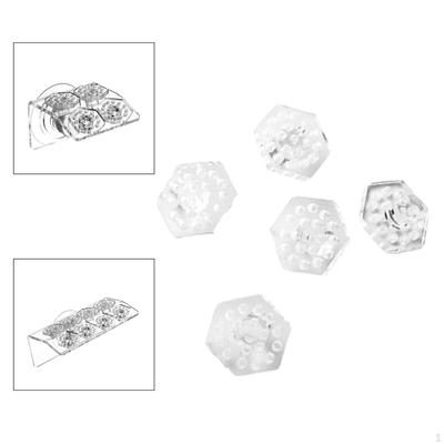 5 шт. акриловых подставок для кораллов Coralline Base Shelf Aquarium Rack Reef Clear