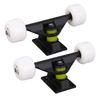 2PCS   Trucks Set with 4 Wheels Aluminum Alloy 5 Inch Shock Absorption  board Truck for Replacement