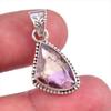 Natural Ametrine Gemstone Handmade 925 Solid Sterling Silver Pendant 1.25" F6e69