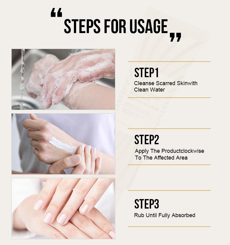 Shea Butter Scar Removal Cream Stretch Marks Treatment Sunburn Burns Old Scars Smoothing Whitening Cream Gel Body Face Skin Care