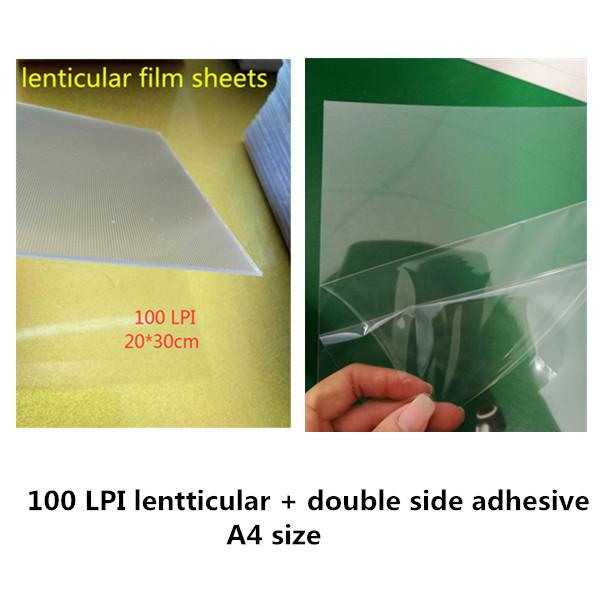 10 листов линзовидной пленки 50 LPI, 75 LPI, 100 LPI и 160 LPI для создания 3D-фотографий. Линзовидная пленка