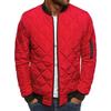 Men Quilted Padded Puffer Jacket Casual Zip Up Winter Warm Coat Bomber Outwear